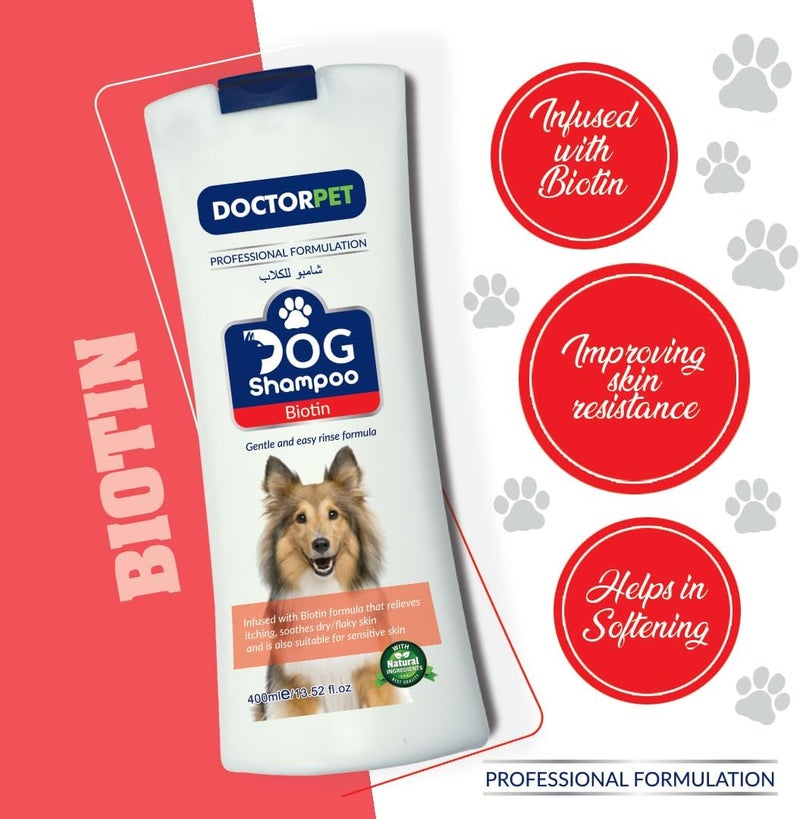 DoctorPet Doctor Pet Biotin Dog Shampoo - 400ML - Image 3
