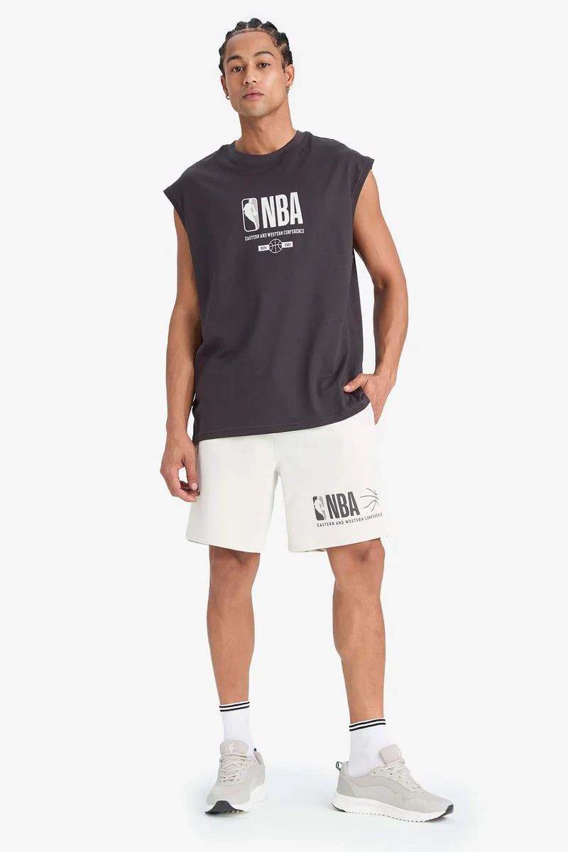 DeFacto DeFactoFit NBA Wordmark Oversize Fit Tank Top