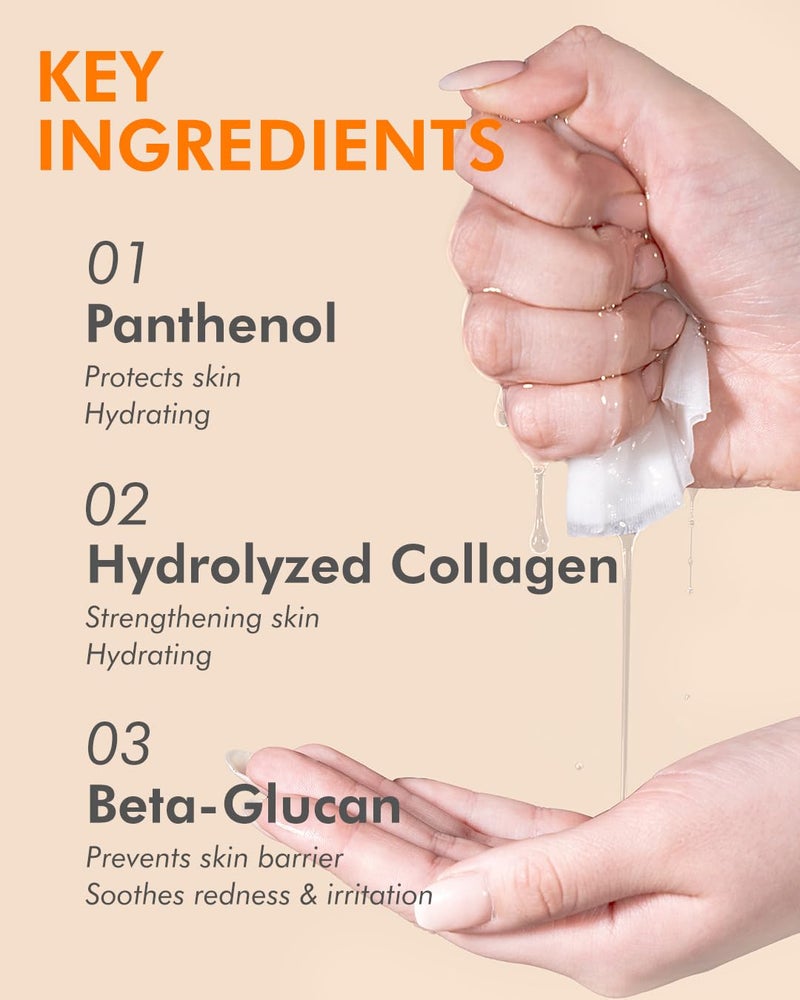 Dermal Korea Collagen Essence Full Face Facial Mask Sheet - Vitamin pack of 10 - Image 4