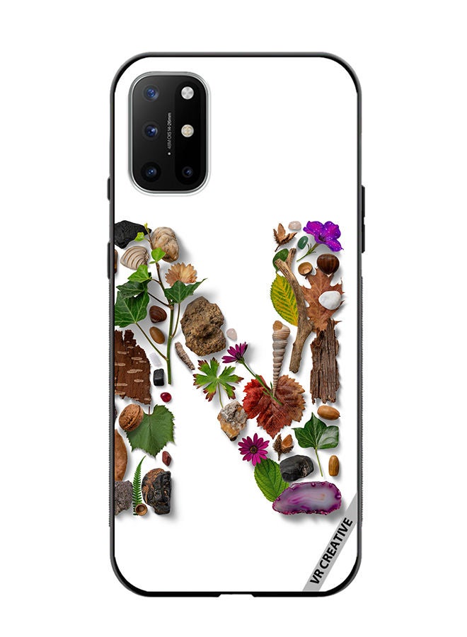 VR CREATIVE Protective Case Cover For OnePlus 8T Alphabet N Design Multicolour - Image 1