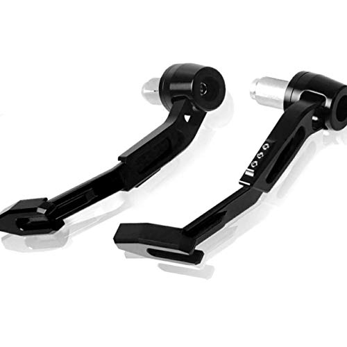 SELVIKE Motorcycle Adjustable Brake Clutch LEVERS Protector Brush Motorcycle PROGUARD System Guard CNC Lever Protector Guard (Black) - Image 3