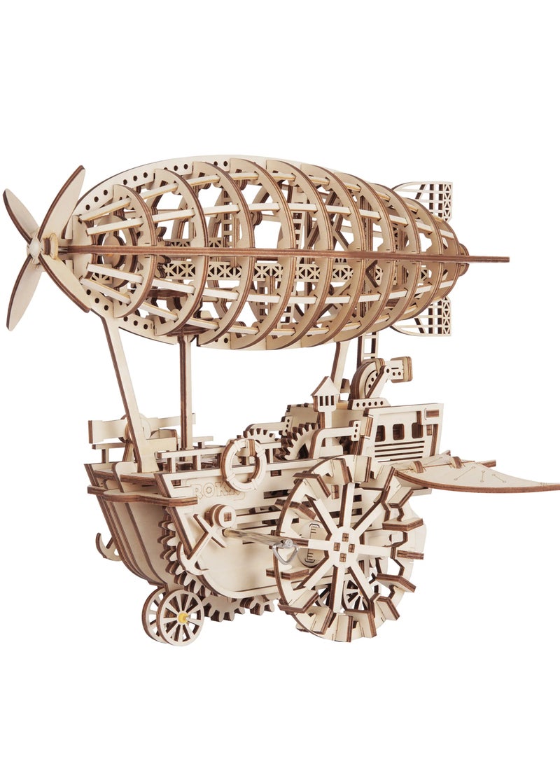 ROKR 3D Wooden Puzzle Scale Model Vehicle,Airship - Image 2