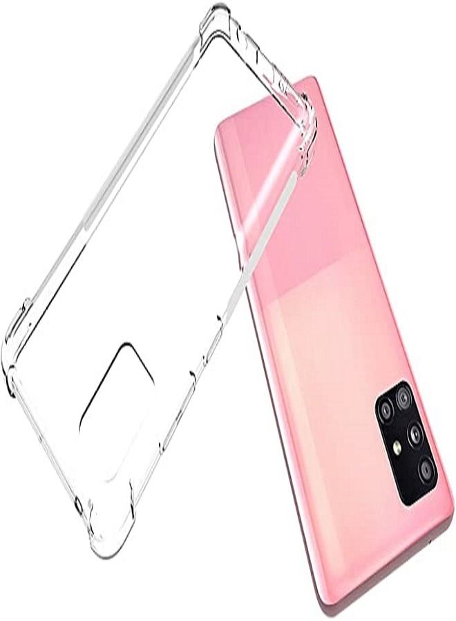 vesus Shockproof Gorilla Bumper TPU Case Cover For Samsung Galaxy M51 Transparent - Image 2