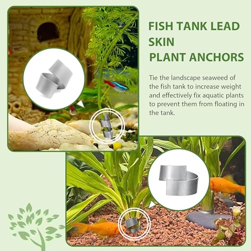 HAVANSIDY 22Pcs Aquarium Plant Weights for Fish Tank - Aquarium Plant Anchors Live Plants Fixed Ring Base, Non-Toxic Weighted Blocks to Hold Aquatic Live Plants Underwater - Image 4