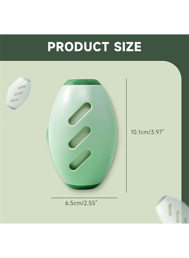 Reusable Lint Roller Ball, Upgrade Washable Sticky Roller Lint Rollers, Portable Home Travel Lint Roller Super Sticky Lint Rollers Ball for Plush Hair, Pet Hair, Clothes (Green+White) - Image 2