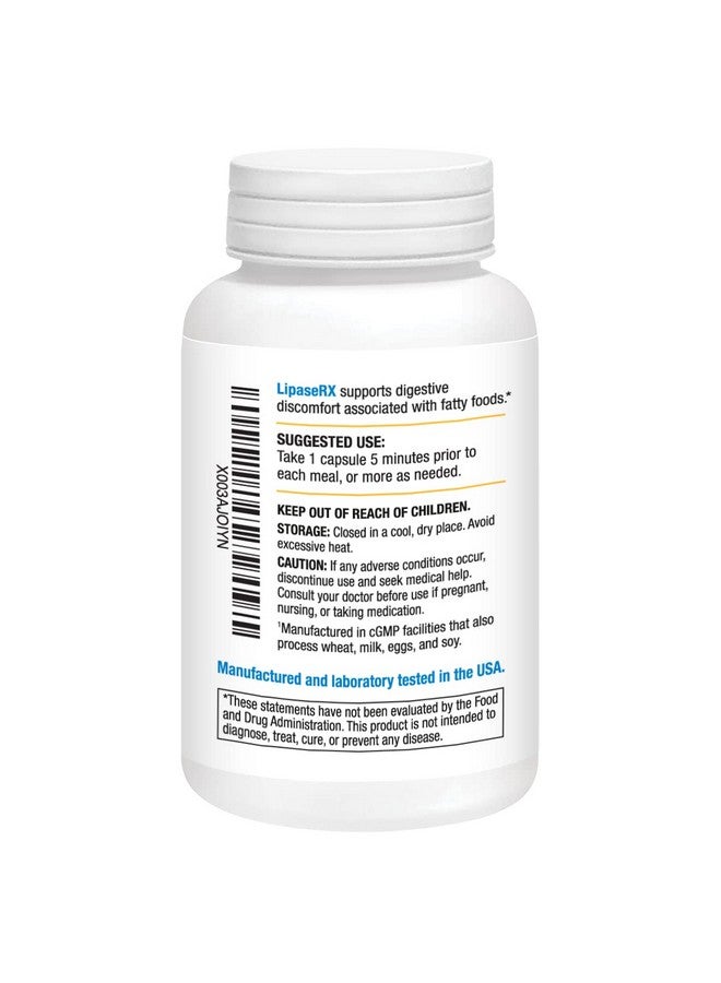 Biomedic Labs RX Gallbladder Formula Lipase Protease And Amylase Digestive Enzymes To Reduce Bloating Vegan Formula 60 Veg Capsules - Image 4
