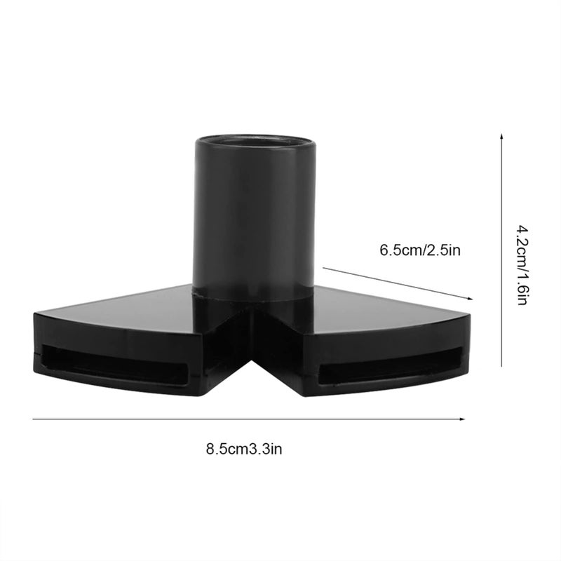 فوهة من البلاستيك الأكريليكي على شكل منقار البط قابلة للتعديل بزاوية 360 درجة، مزودة بأنبوب مزدوج لتصريف المياه لحوض أسماك الزينة - Image 5