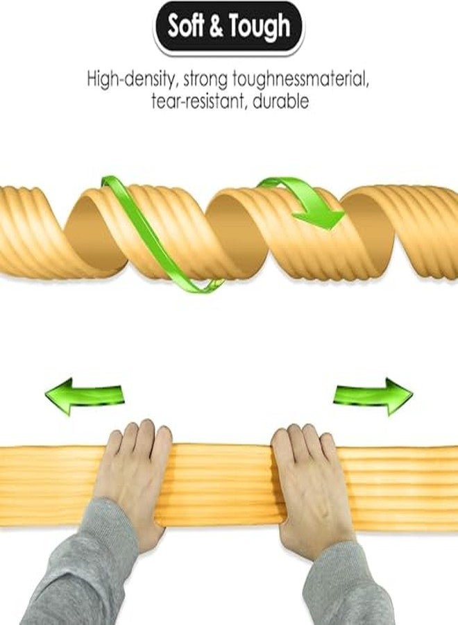 TEKCOOL 2-Meter, Table Protection Strip Protector, Extra Soft Foam Edge Safety Strip for Baby & Kids, Baby Proofing Corner Guards & Safety Bumper Edge for Table, Desk. (Golden-1pc). - Image 5