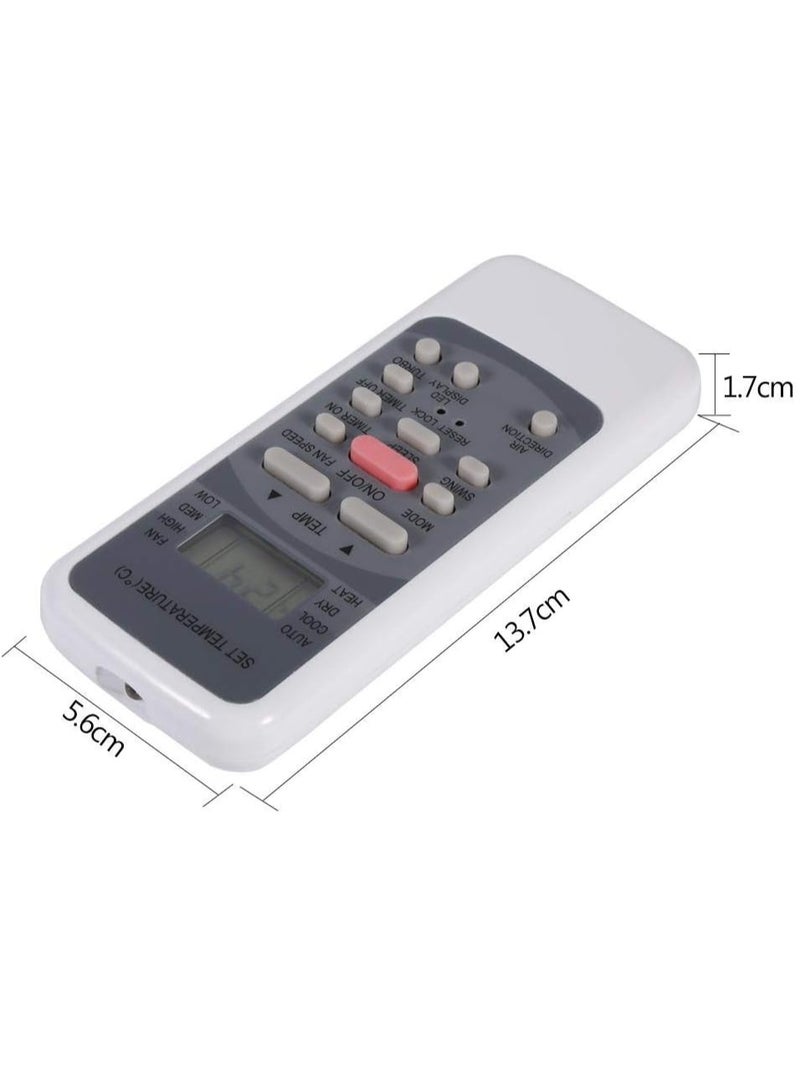 ELTRAZONE Replacement Air Conditioner Remote Control for Midea R51M/E with battery - Image 3