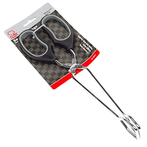 Chef Craft Classic Straight Tongs, 12 inch, Black - Image 2