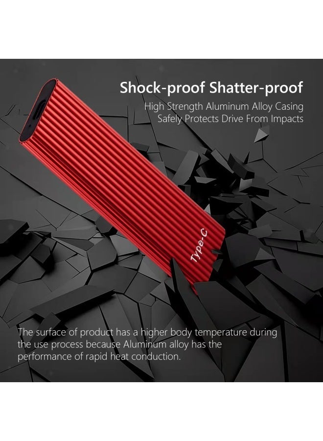 M.2 Solid State Drive 2T 4T 8T 16T Mini SSD Metal High Speed Mobile Hard Drive-Capacity:6tb (128gb Capacity Expansion)-Interface:Silver - Image 4