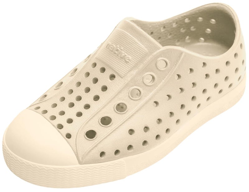 Native Shoes Unisex-Kids Jefferson Sneakers, Bone White/Bone White, 8 Toddler
