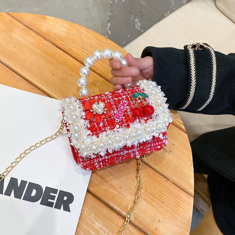 2023 New Fashionable Princess Handbag Internet Celebrity Little Girl Mini Versatile Crossbody Bag Children'S Small Fragrance Bag - Image 3