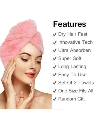 Microfiber Hair Towel Wraps