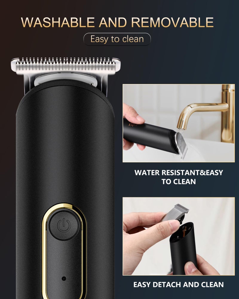 PRITECH Bikini Trimmer for Women - Rechargeable Pubic Hair Trimmer for Sensitive Skin, Wet&Dry Use, Pain-Free Electric Razor&Shaver with Standing Recharge Dock, Ideal Gift for Women, Black - Image 4