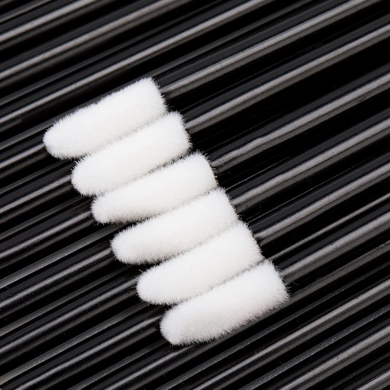 g2plus 100PCS Lip Gloss Applicators, Disposable Lip Brushes Lip Gloss Applicators Lipstick Gloss Wands Applicator Perfect Makeup Tool Kits (Nylon Black) - Image 4