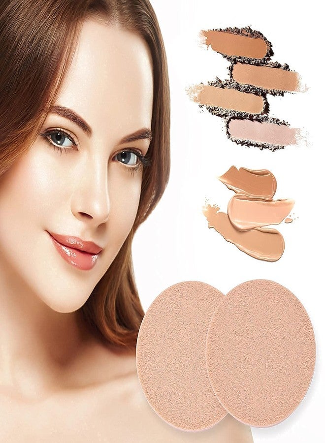 مولين مجموعة إسفنجات مولين الدائرية، 12 قطعة، إسفنجات بودرة الوجه مقاس 2.2 بوصة، إسفنجات رغوية لكريم الأساس السائل، تنظيف الوجه - Image 2