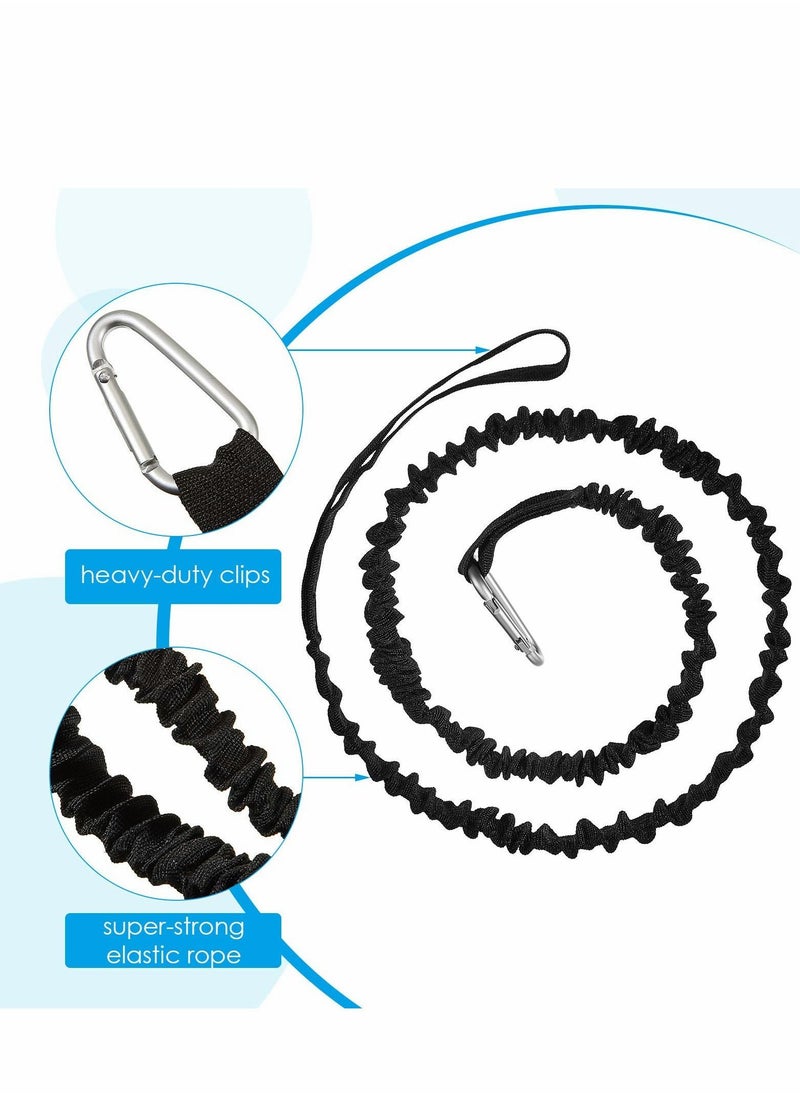 Y&D Kayak Paddle Leash, 4Pcs Leash Accessories Stretchable Coiled Rod for Kayaking Fishing Boating Canoeing SUP Rafting  - Image 5