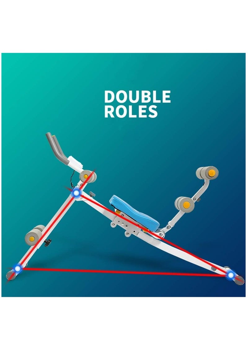 ALCOACH Foldable abdominal trainer with adjustable height for sit-ups - Image 5