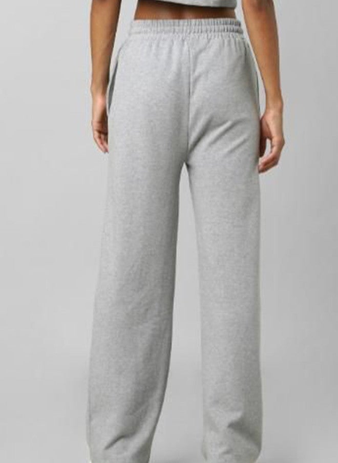 OUTLAWS سروال رياضي مريح للنساء من OUTLAWS بارتفاع متوسط باللون الرمادي - Image 4