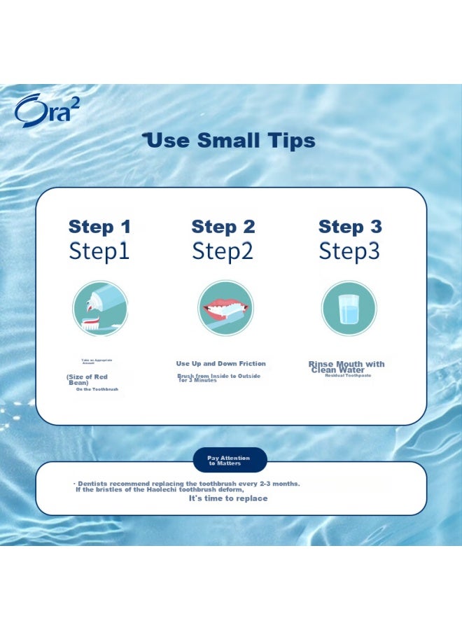 Ora2 Ultra-fine Toothbrush Small Brush Head Plaque Removal Toothbrush Set For Adult Gum Care, Random Color - Image 5