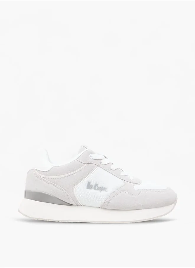 Lee Cooper Women's Mesh Sneakers with Lace-Up Closure