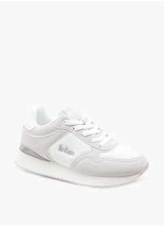 Lee Cooper Women's Mesh Sneakers with Lace-Up Closure  - Image 2