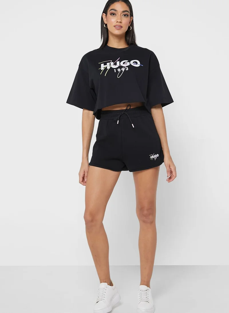 HUGO High Waist Shorts