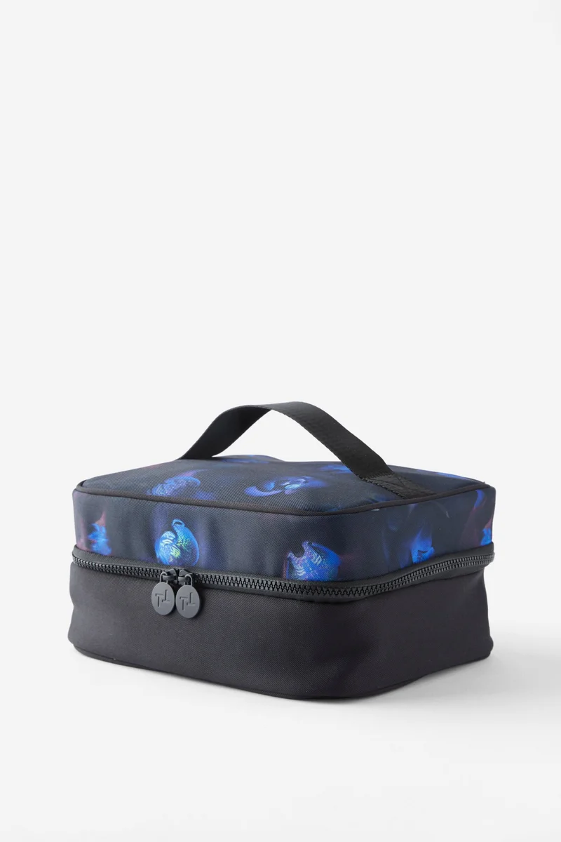 تايبو حافظة مستحضرات تجميل معلقة ثلاثية الطي