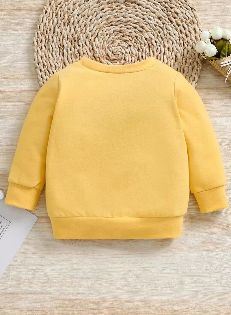 Baby Letter Graphic Sweatshirt - Image 2