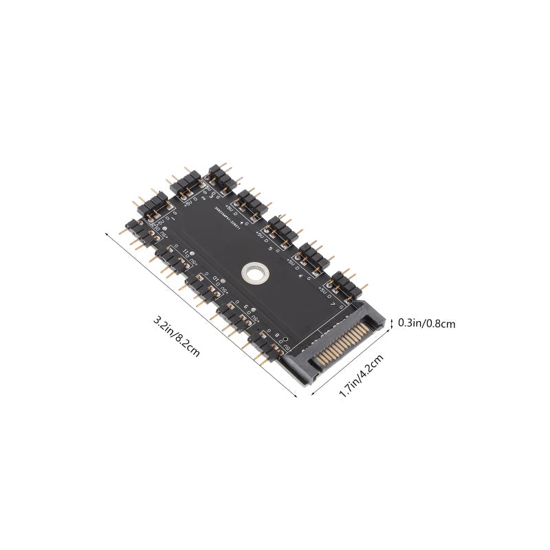 RGB Fan Hub Controller with Multi-Ports for PC ARGB Devices and Long-Term Use - Image 2
