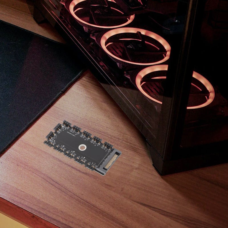 RGB Fan Hub Controller with Multi-Ports for PC ARGB Devices and Long-Term Use - Image 4