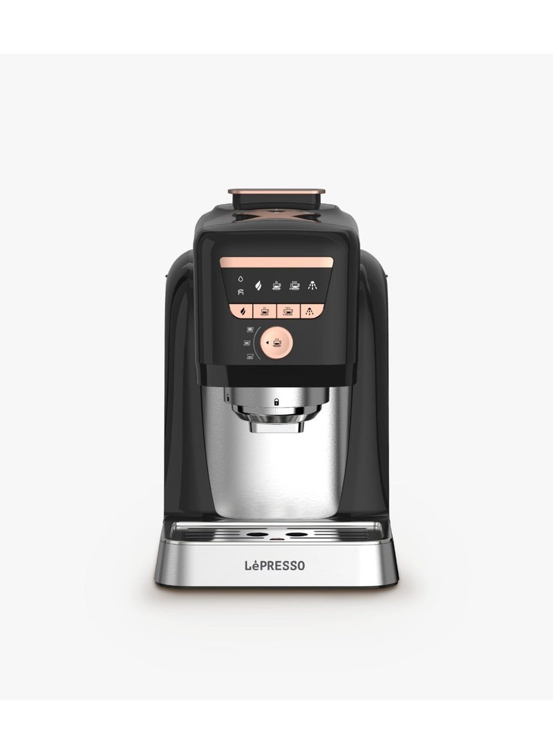 LePRESSO Automatic Turkish Coffee Maker / 700W Fast Brewing / Digital Panel / Self-Cleaning / 800ml Water Tank - Black - Image 2