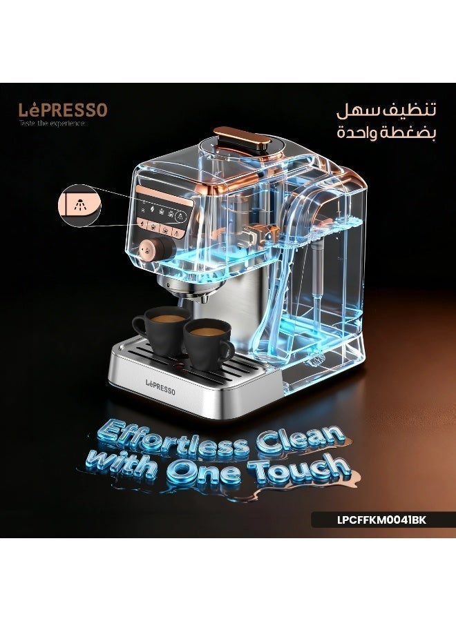 LePRESSO Automatic Turkish Coffee Maker / 700W Fast Brewing / Digital Panel / Self-Cleaning / 800ml Water Tank - Black - Image 4