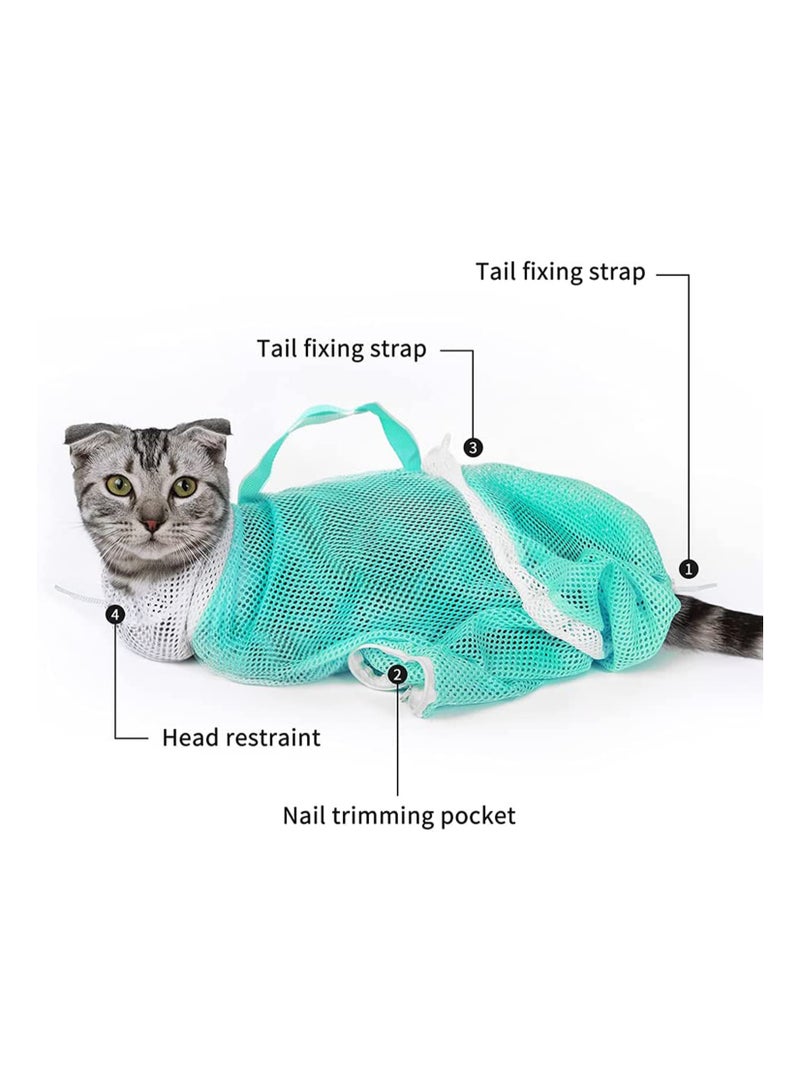KASTWAVE Cat Cleaning Bathing Bag Shower Adjustable - Image 2
