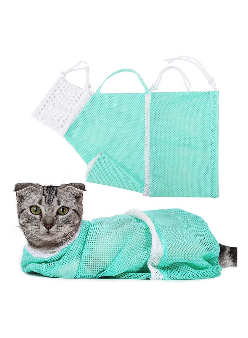 KASTWAVE Cat Cleaning Bathing Bag Shower Adjustable - Image 1