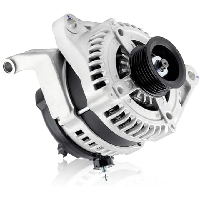 Farrme 11240 Car Alternators 160 Amp, 6-Groove Pulley Fit for Ram 1500, for Jeep Grand Cherokee, Liberty, Commander, for Dodge Durango, Nitro, for Chrysler Aspen Automotive Replacement Alternators - Image 1