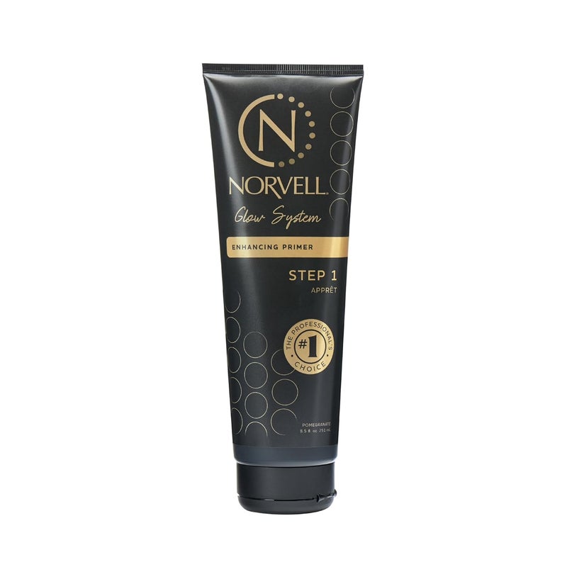 Norvell Glow System PreTan Enhancing Primer 85 fl oz  Prep Your Skin with PreTanning Lotion to Extend Your Glow and Intensify Your Spray Tan  For Best Results Use the Glow System