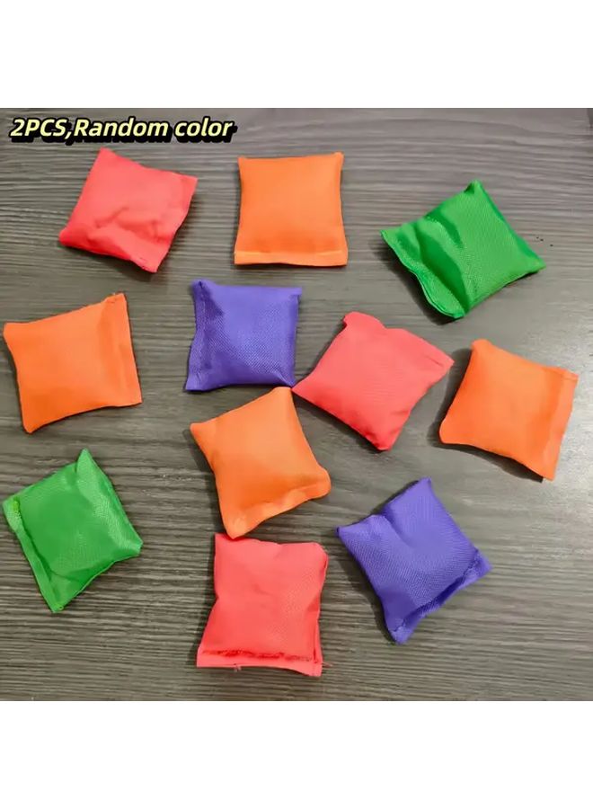 2pcs Bean Bag Toss Game Set Interactive Throwing Activity For Kids Group Playtime - Image 1