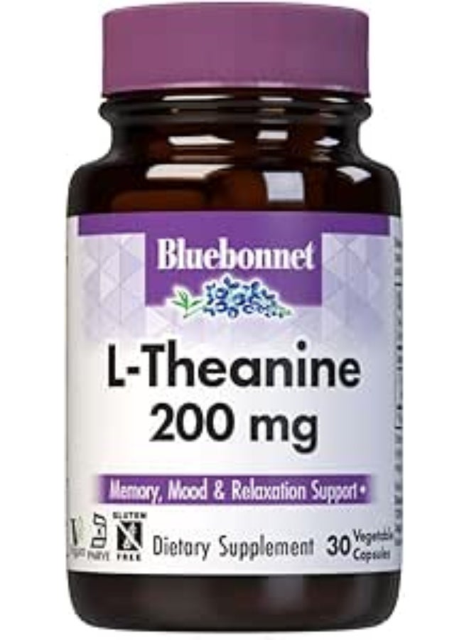 Blue Bonnet مكمل بي بي إل-ثيانين 200 ملغ 30 حبة # 89 - Image 1