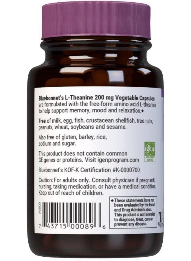 Blue Bonnet مكمل بي بي إل-ثيانين 200 ملغ 30 حبة # 89 - Image 4