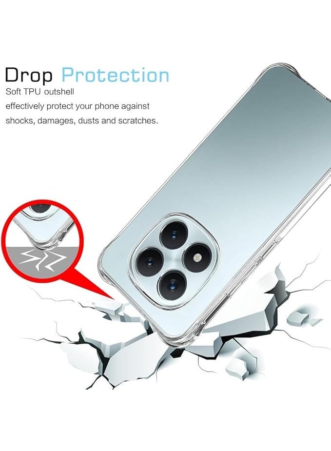 QIRG غطاء متوافق مع Xiaomi Redmi Note 15 Pro Plus/Xiaomi Poco X8 Pro 5G غطاء لطيف، حافة مرنة شفافة TPU غطاء مطاطي ناعم من السيليكون لحالات الهواتف - Image 3