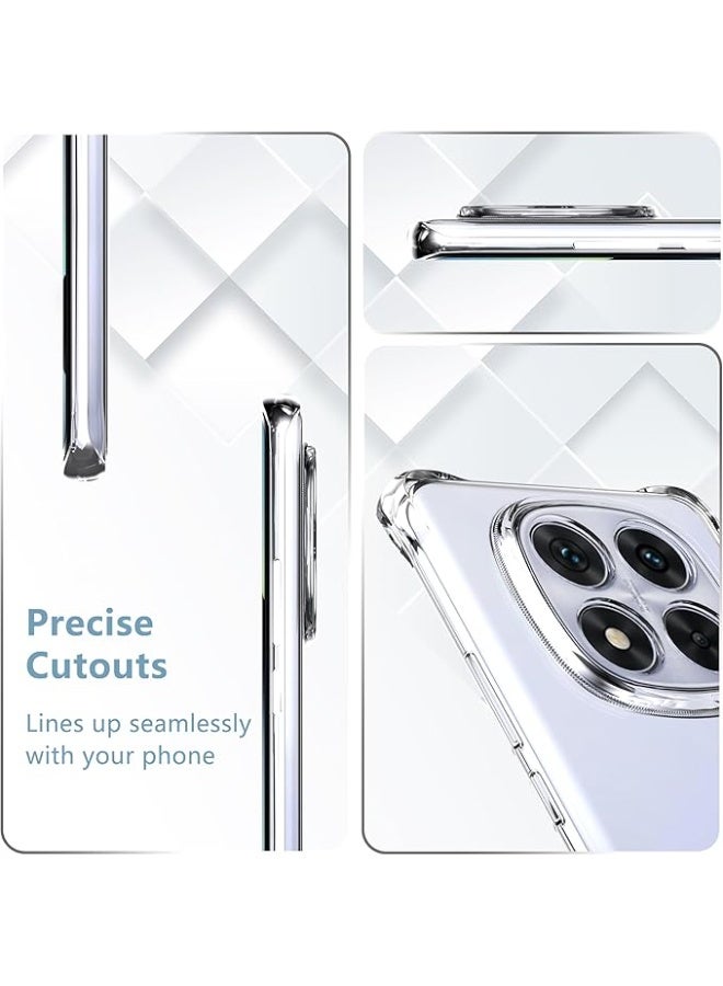 QIRG غطاء متوافق مع Xiaomi Redmi Note 15 Pro Plus/Xiaomi Poco X8 Pro 5G غطاء لطيف، حافة مرنة شفافة TPU غطاء مطاطي ناعم من السيليكون لحالات الهواتف - Image 5