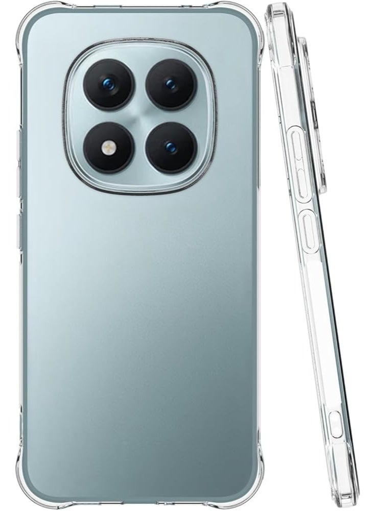 QIRG غطاء متوافق مع Xiaomi Redmi Note 15 Pro Plus/Xiaomi Poco X8 Pro 5G غطاء لطيف، حافة مرنة شفافة TPU غطاء مطاطي ناعم من السيليكون لحالات الهواتف - Image 2
