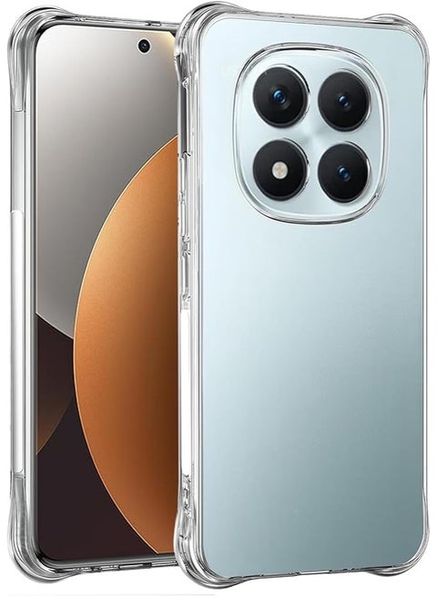 Compatiable wtih Case for Xiaomi Redmi Note 15 Pro Plus/Xiaomi Poco X8 Pro 5G 5G Cute Cover, Clear Flexible Bumper TPU Soft Rubber Silicone Cover Phone Cases