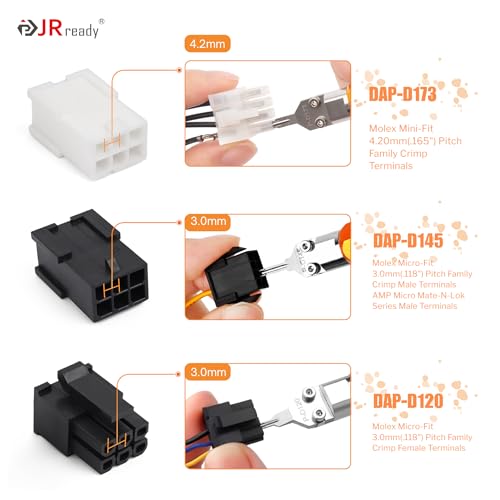 JRready ST5262 2Pcs Molex Pin Extractors Terminal Release Tool Kit for Molex MX3.0 Male/Female Terminals Extraction Tool for Micro-Fit Terminals Pin Removal Tool Kit - Image 2
