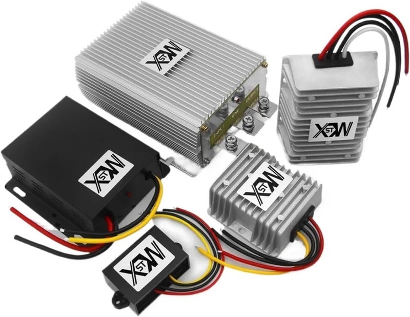to Converter 12V to 24V 1A 3A 5A 10A 12A 15A 20A Step Up Boost 12 Volts 24 Volts Car Power Supply(20A Aluminum) - Image 1