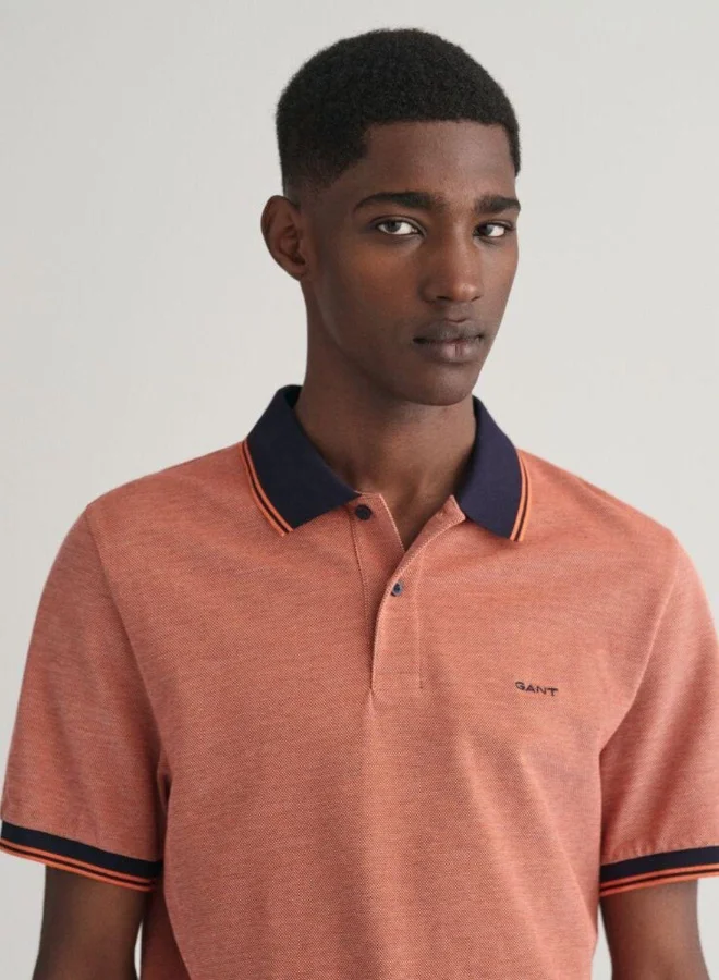 GANT Gant 4-Color Oxford Piqué Polo Shirt