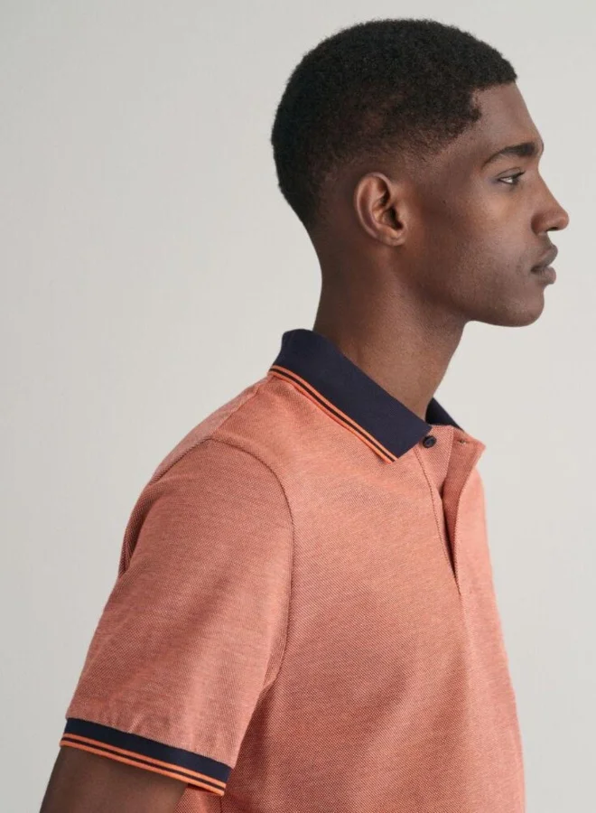 GANT Gant 4-Color Oxford Piqué Polo Shirt