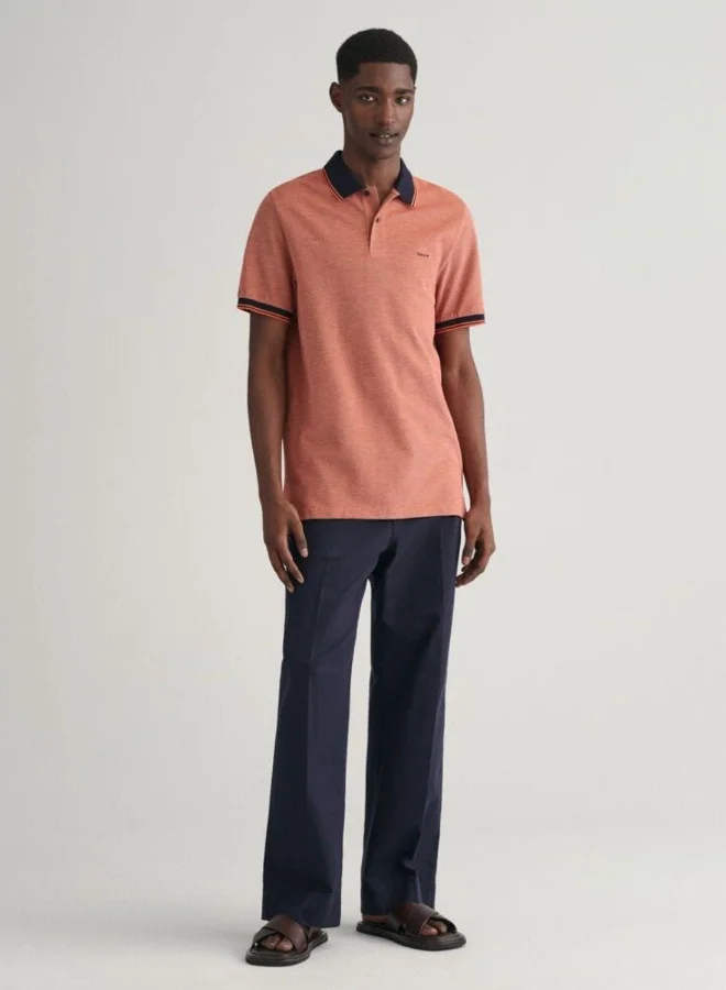 GANT Gant 4-Color Oxford Piqué Polo Shirt